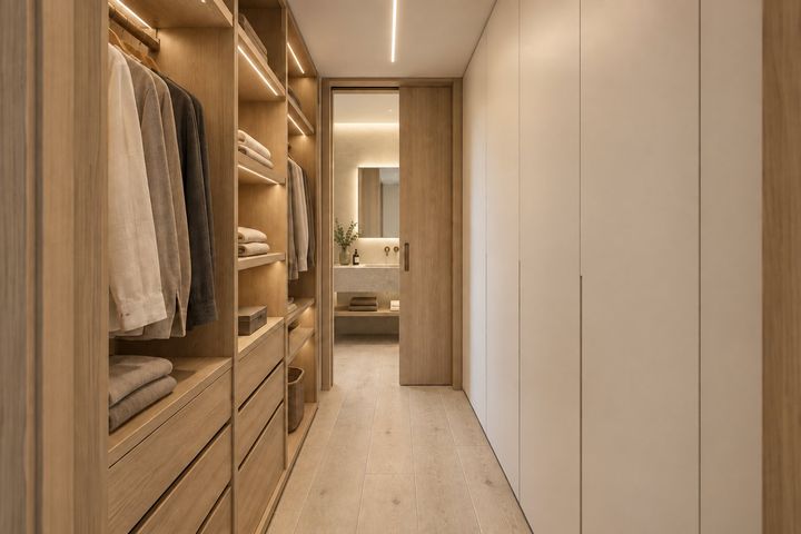 Vestidor del dormitorio principal