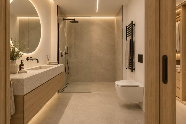 Baño en suite del dormitorio principal